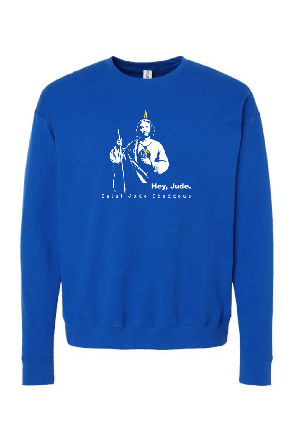 Hey, Jude - St Jude T-Shirt Crewneck Sweatshirt - Image 9