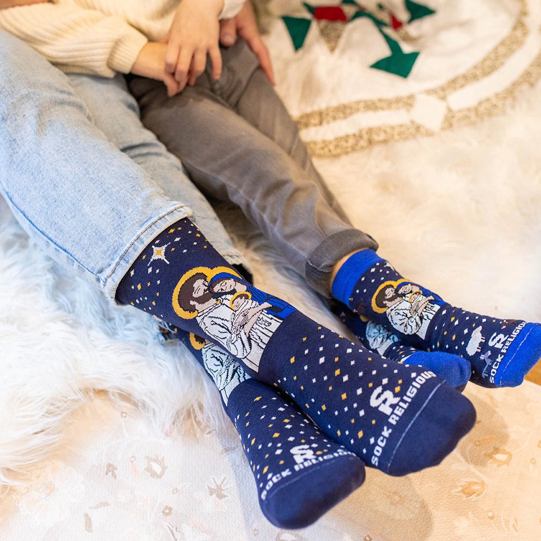 Holy Family Christmas Socks - Image 2