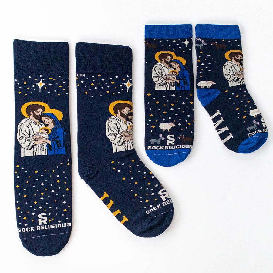 Holy Family Christmas Socks - Image 6