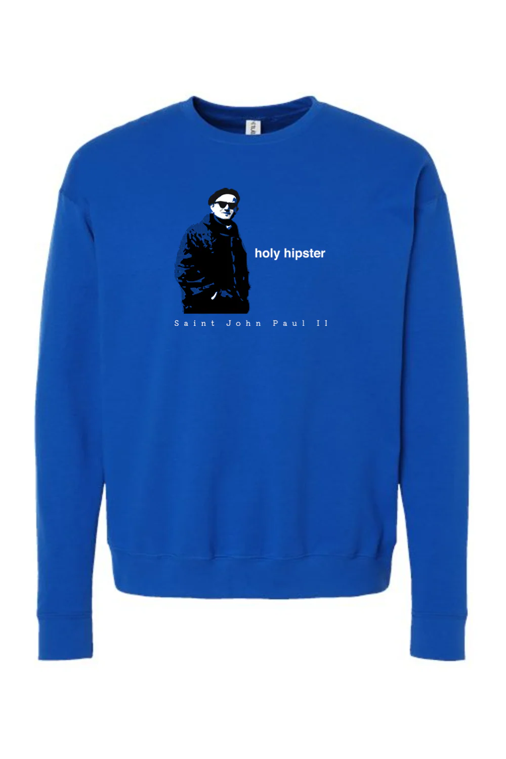 Holy Hipster - St John Paul II Crewneck Sweatshirt - Image 6