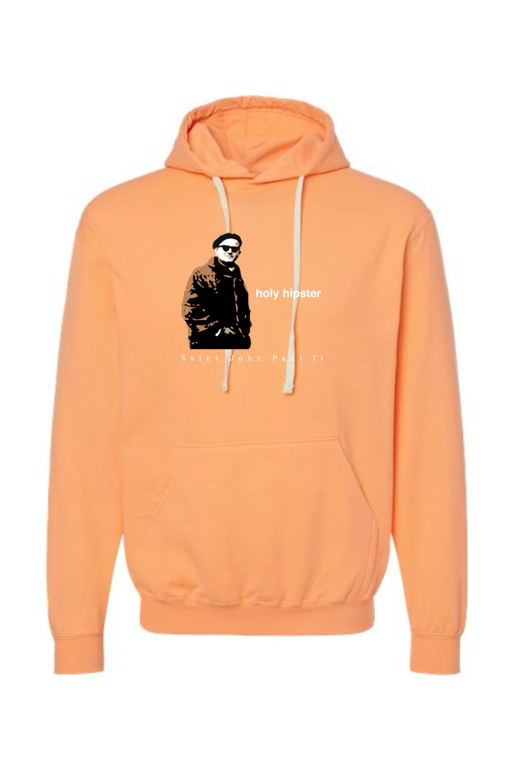 Holy Hipster - St. John Paul II Hoodie Sweatshirt - Image 2