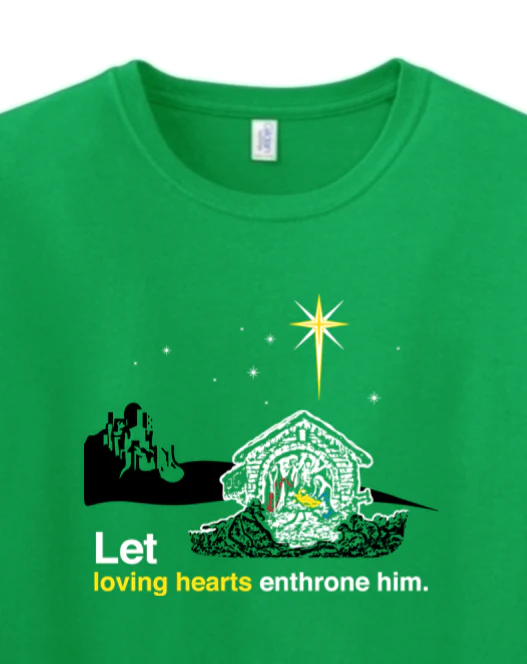 Holy Night - Christ's Nativity Adult T-Shirt - Image 2