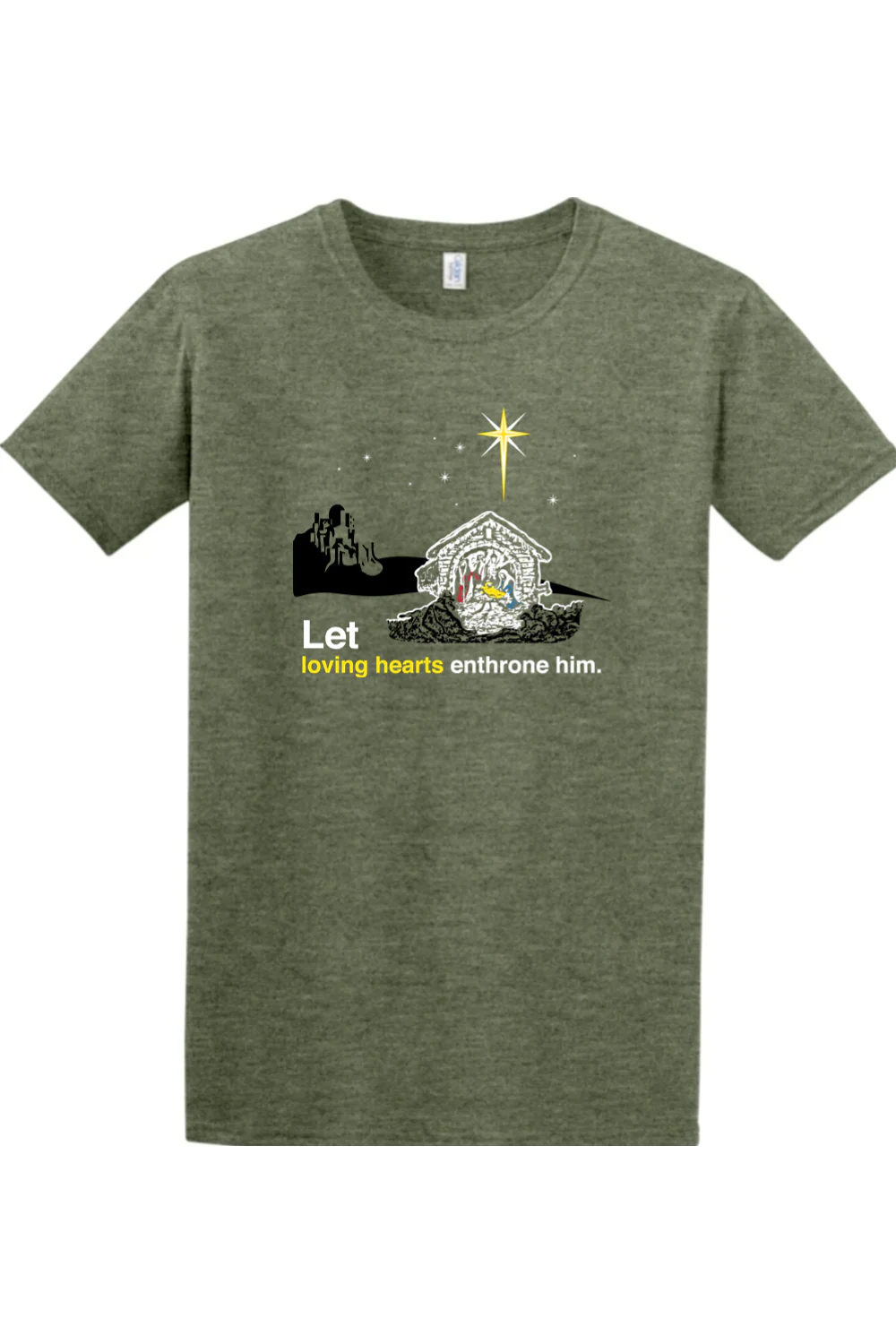 Holy Night - Christ's Nativity Adult T-Shirt - Image 4
