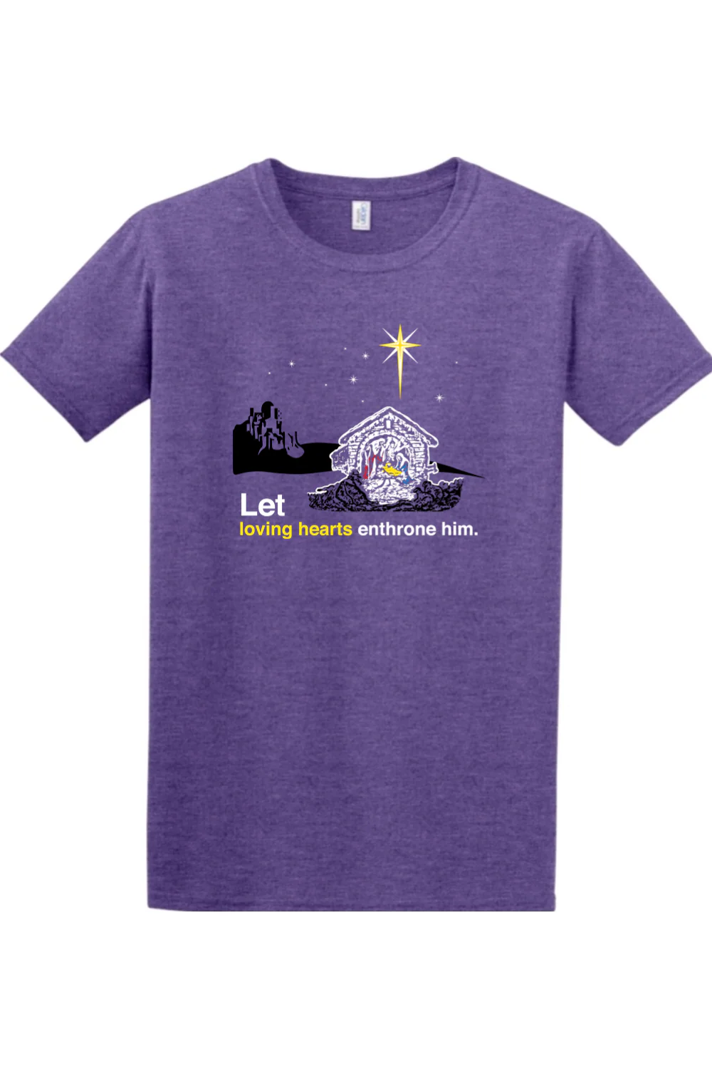 Holy Night - Christ's Nativity Adult T-Shirt - Image 5