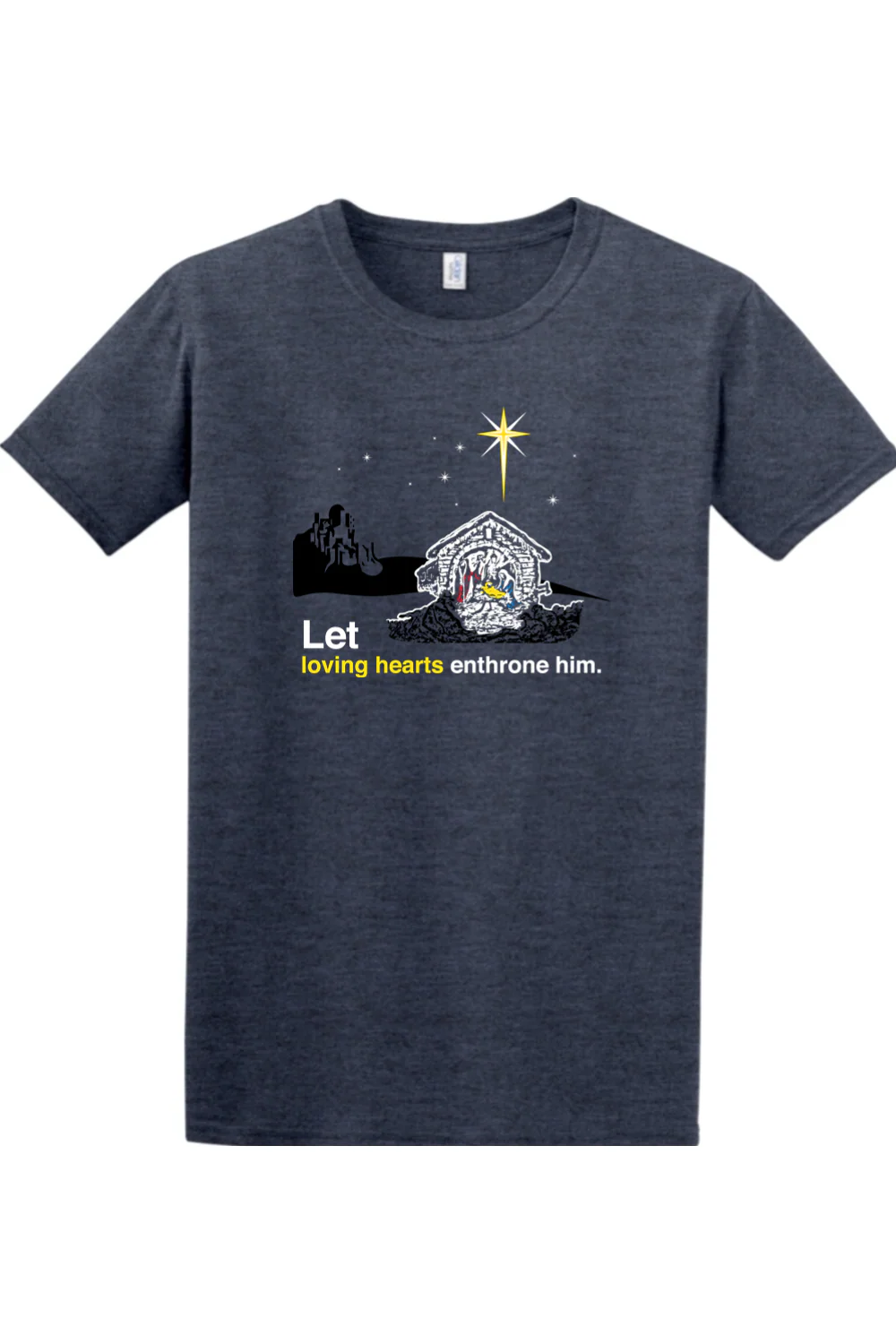 Holy Night - Christ's Nativity Adult T-Shirt - Image 6