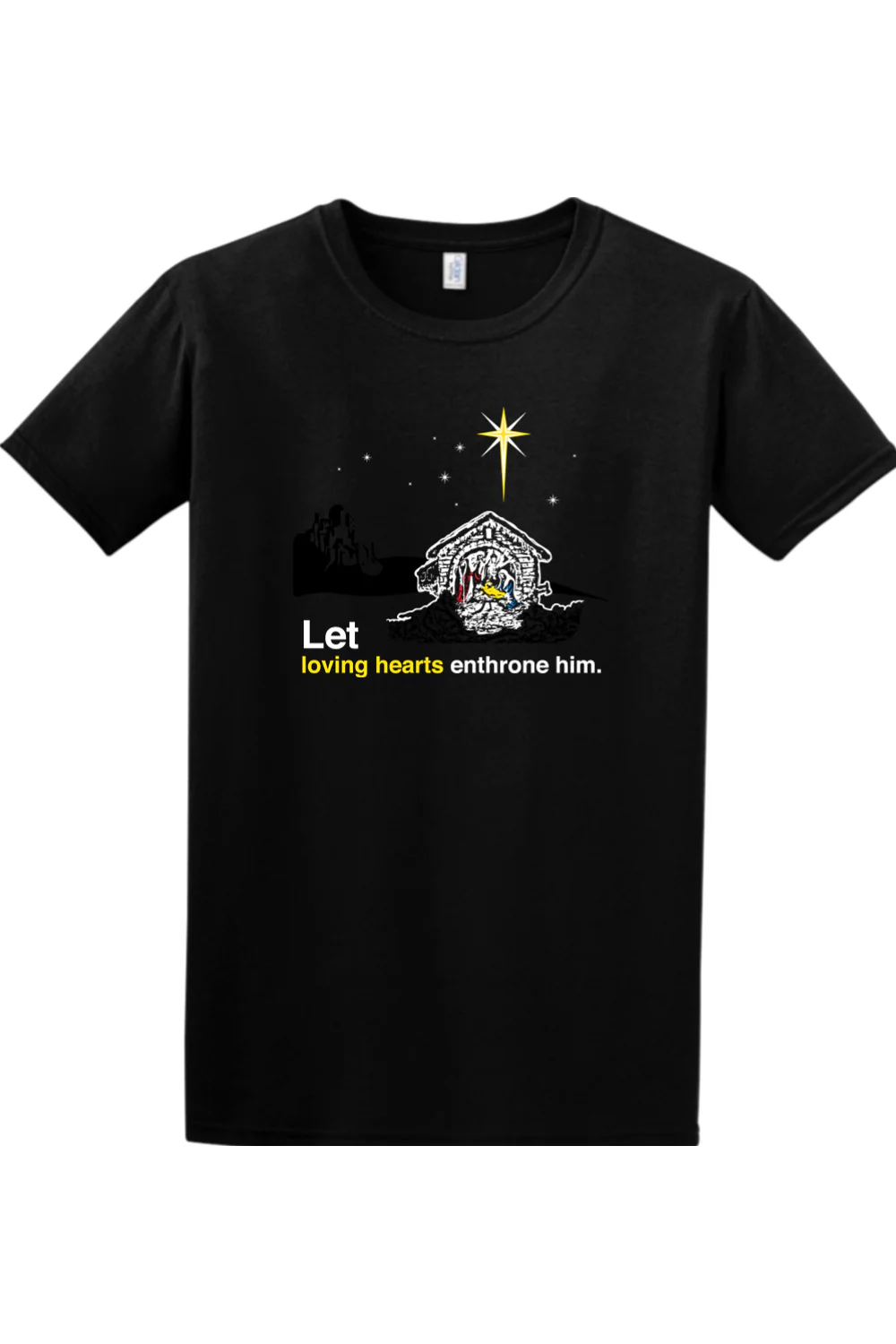 Holy Night - Christ's Nativity Adult T-Shirt - Image 7