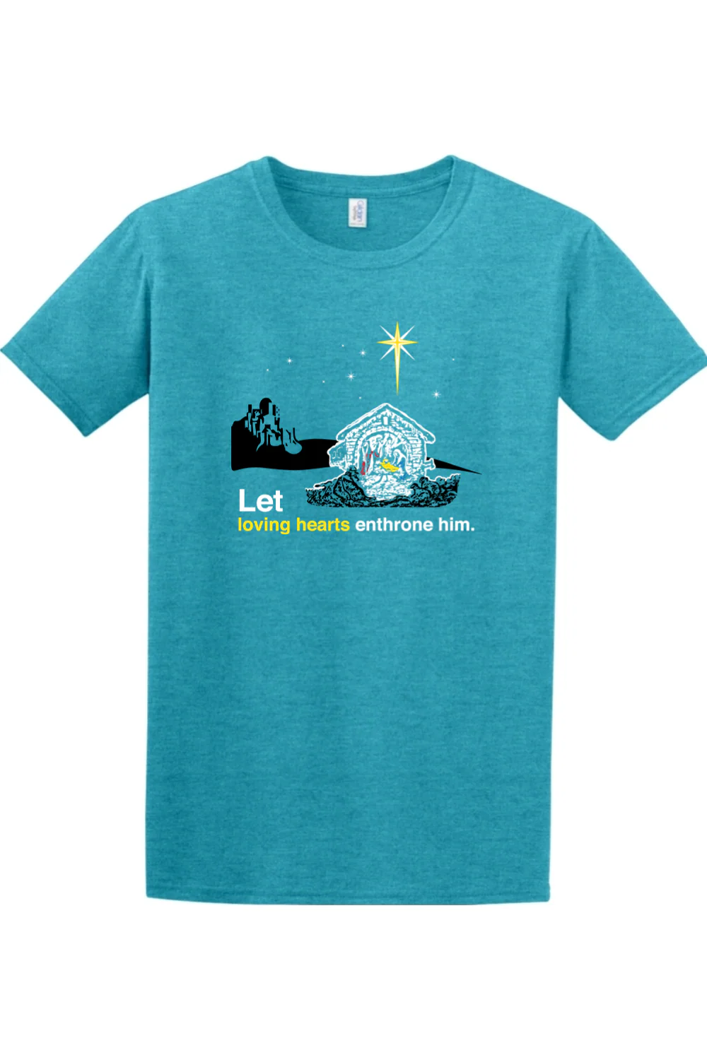 Holy Night - Christ's Nativity Adult T-Shirt - Image 8