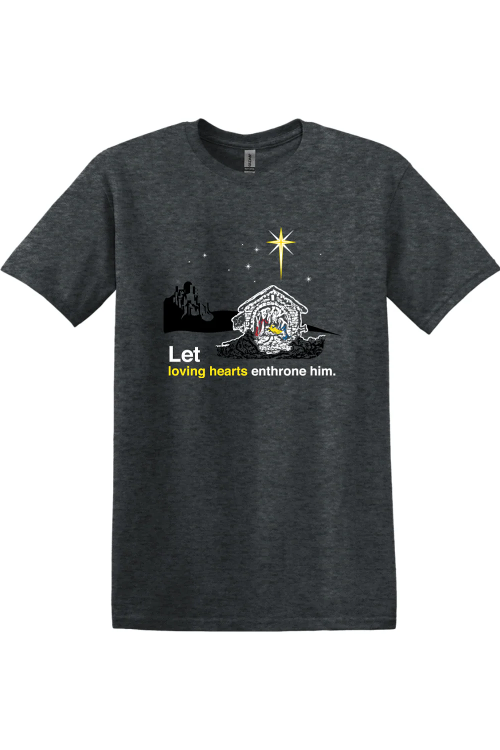 Holy Night - Christ's Nativity Adult T-Shirt - Image 9