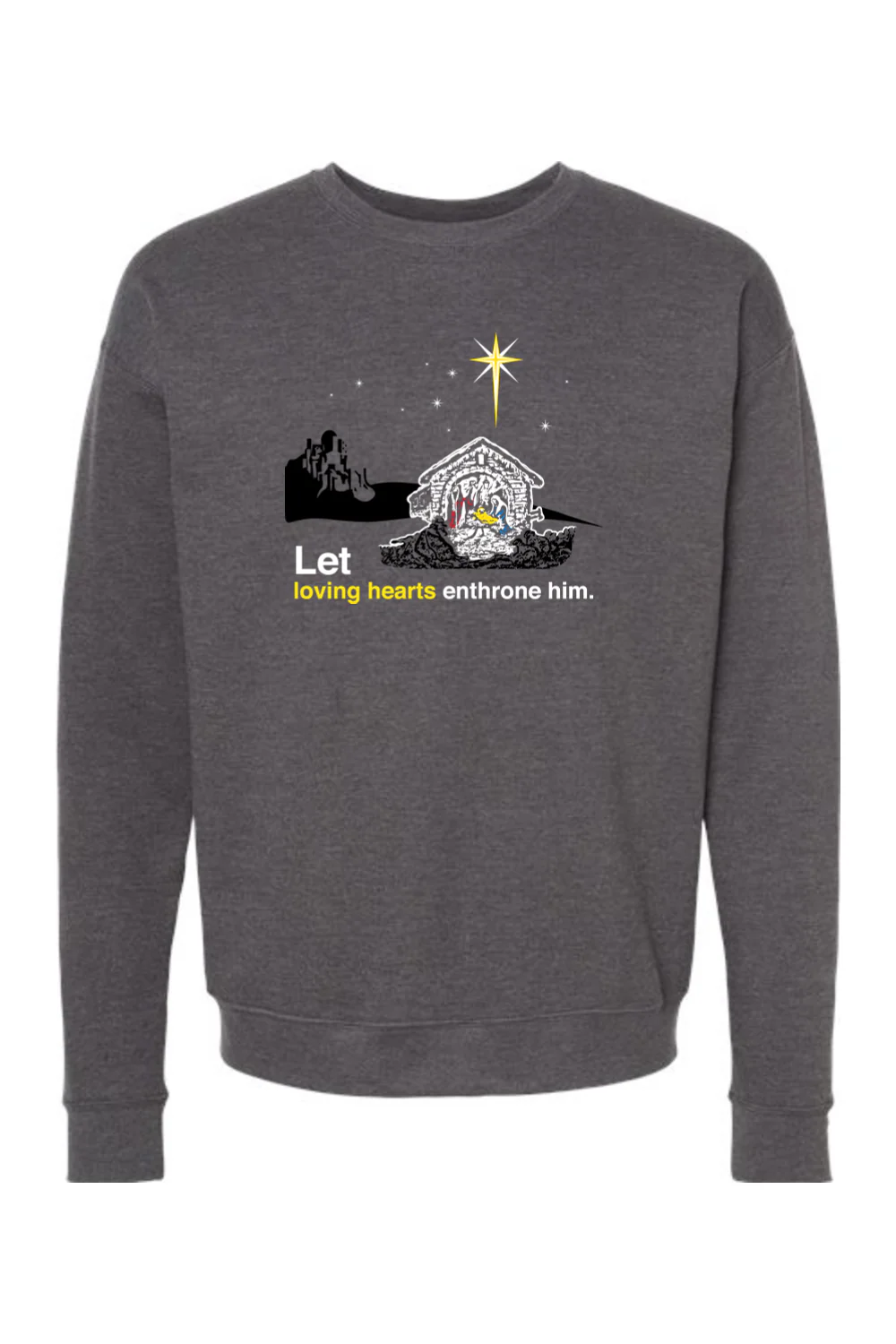 Holy Night - Christ's Nativity Crewneck Sweatshirt - Image 2