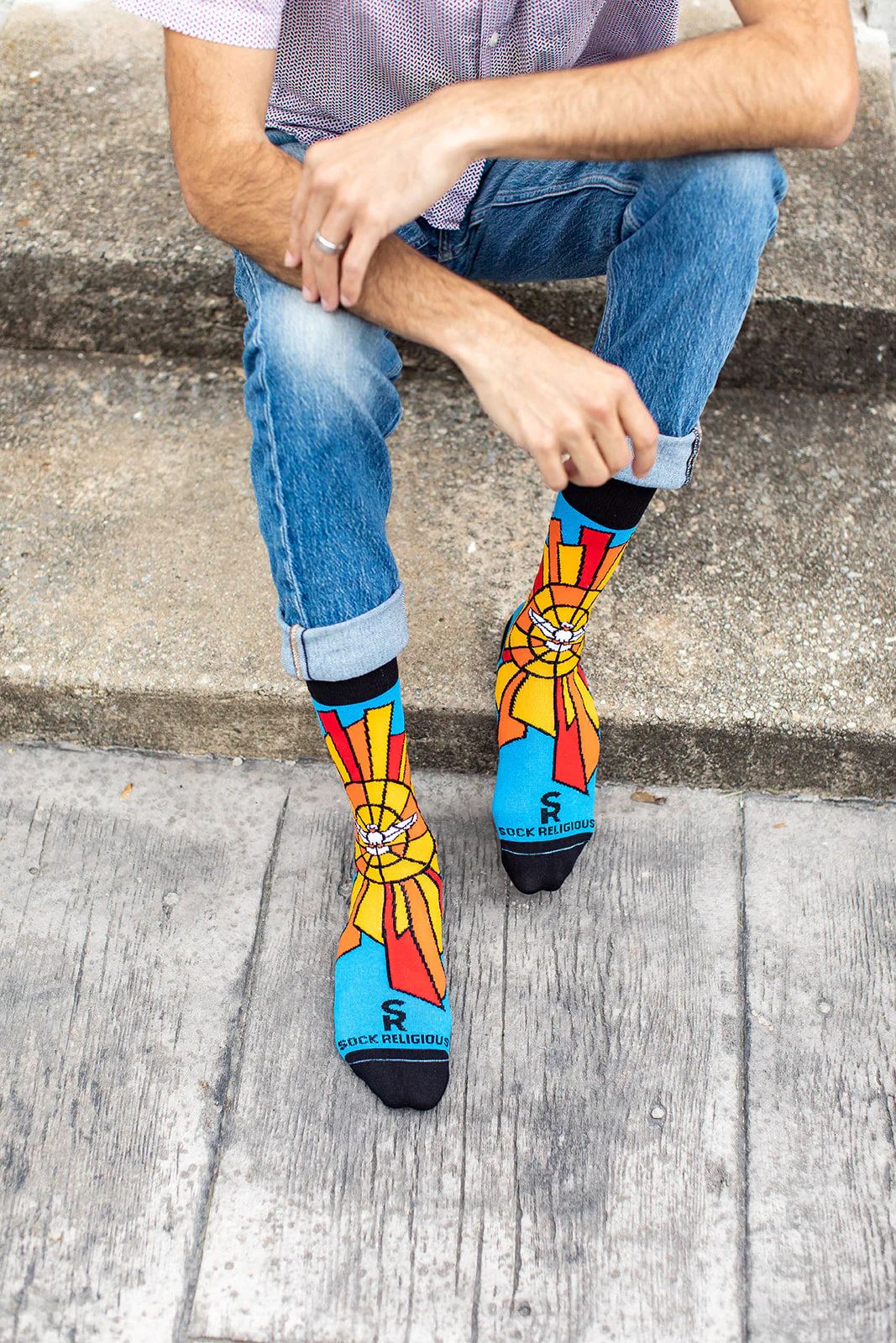 Holy Spirit Adult Socks - Image 2