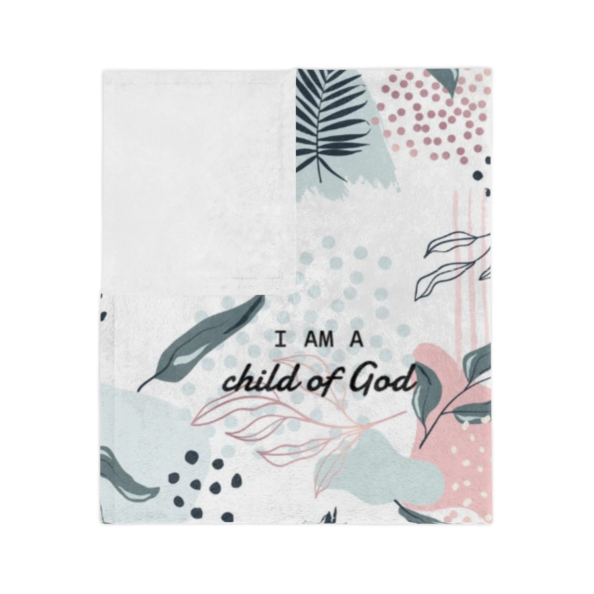 I Am Bible Verse Plush Blanket - Image 7