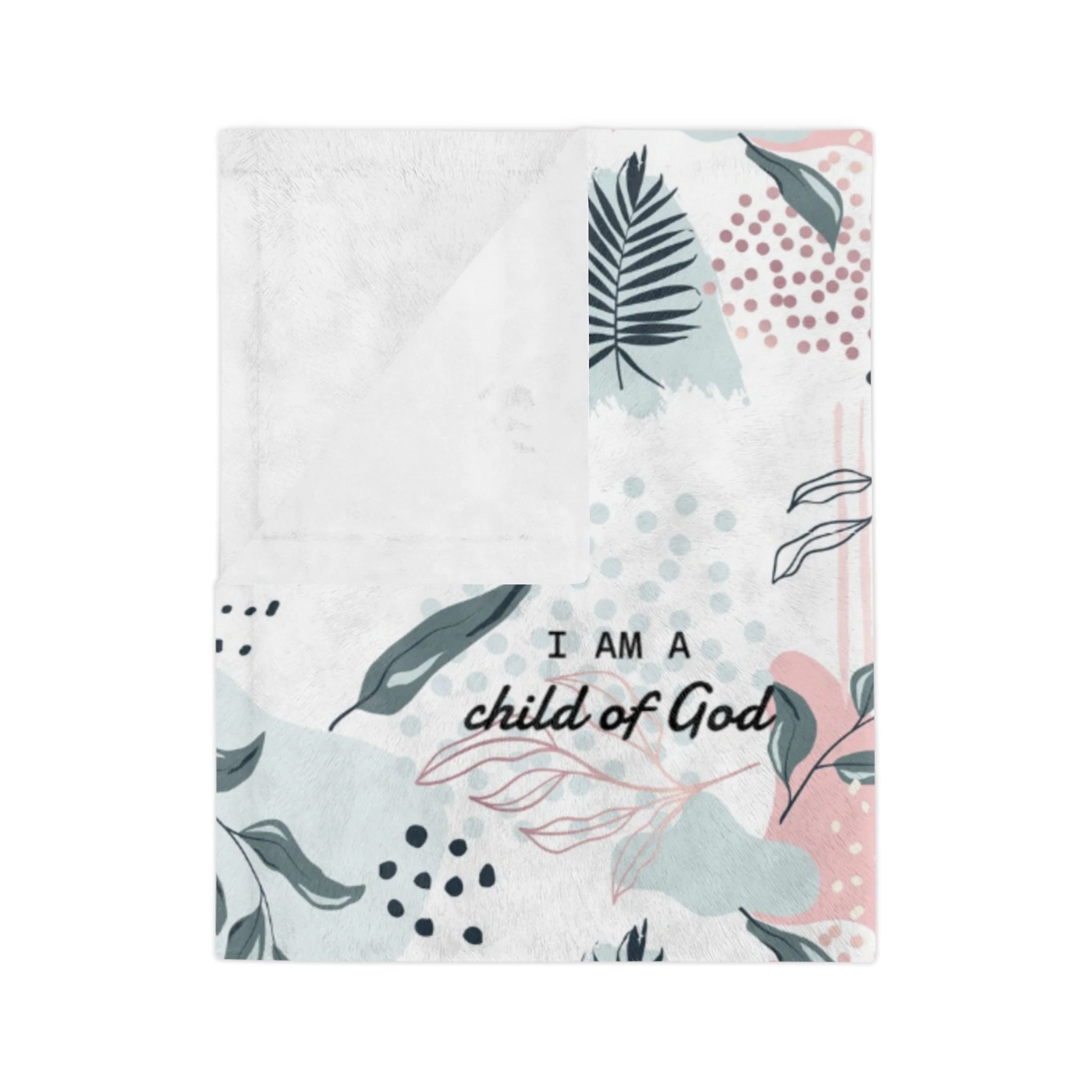 I Am Bible Verse Plush Blanket - Image 8