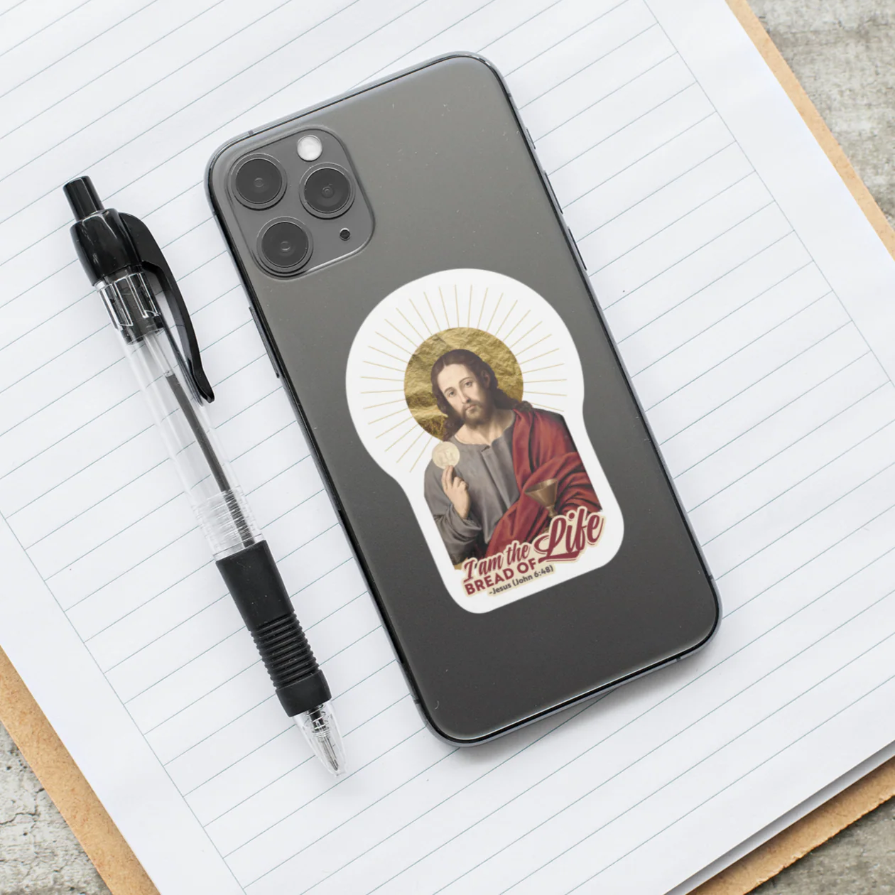 I am the Bread of Life, Jesus - John 6:48 Sticker 10-pack - Image 2