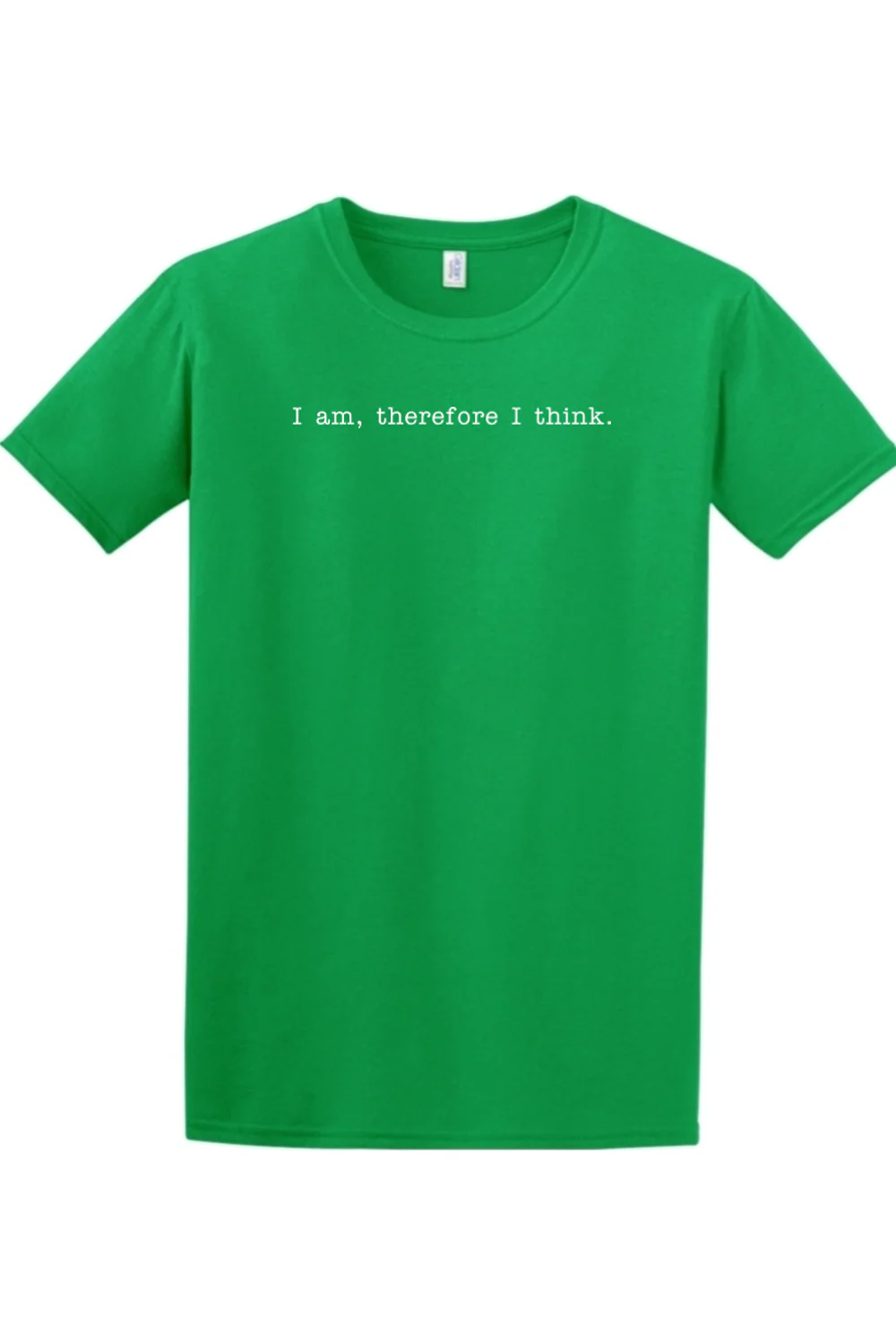 I am, Therefore I Think - Realism Philosophy Adult T-Shirt - Image 4