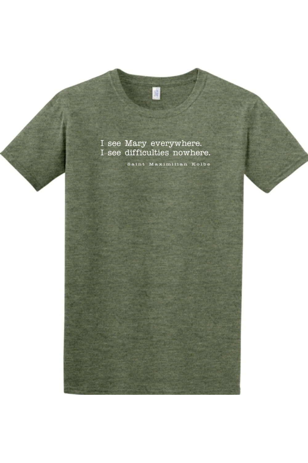 I See Mary Everywhere Adult T-Shirt - Image 3