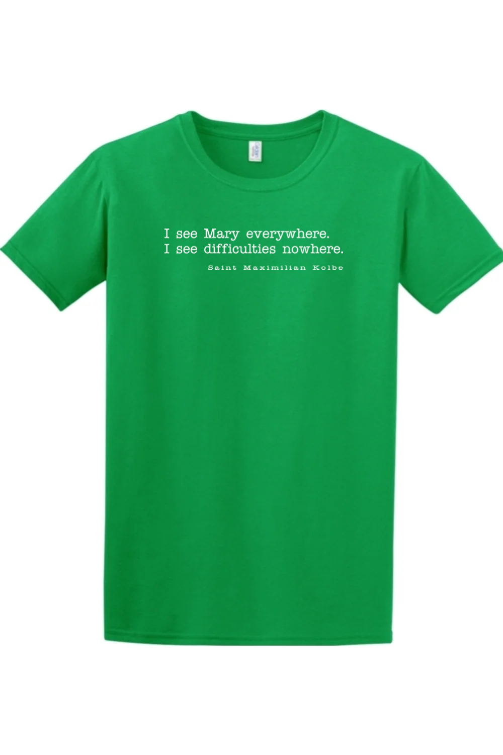 I See Mary Everywhere Adult T-Shirt - Image 4