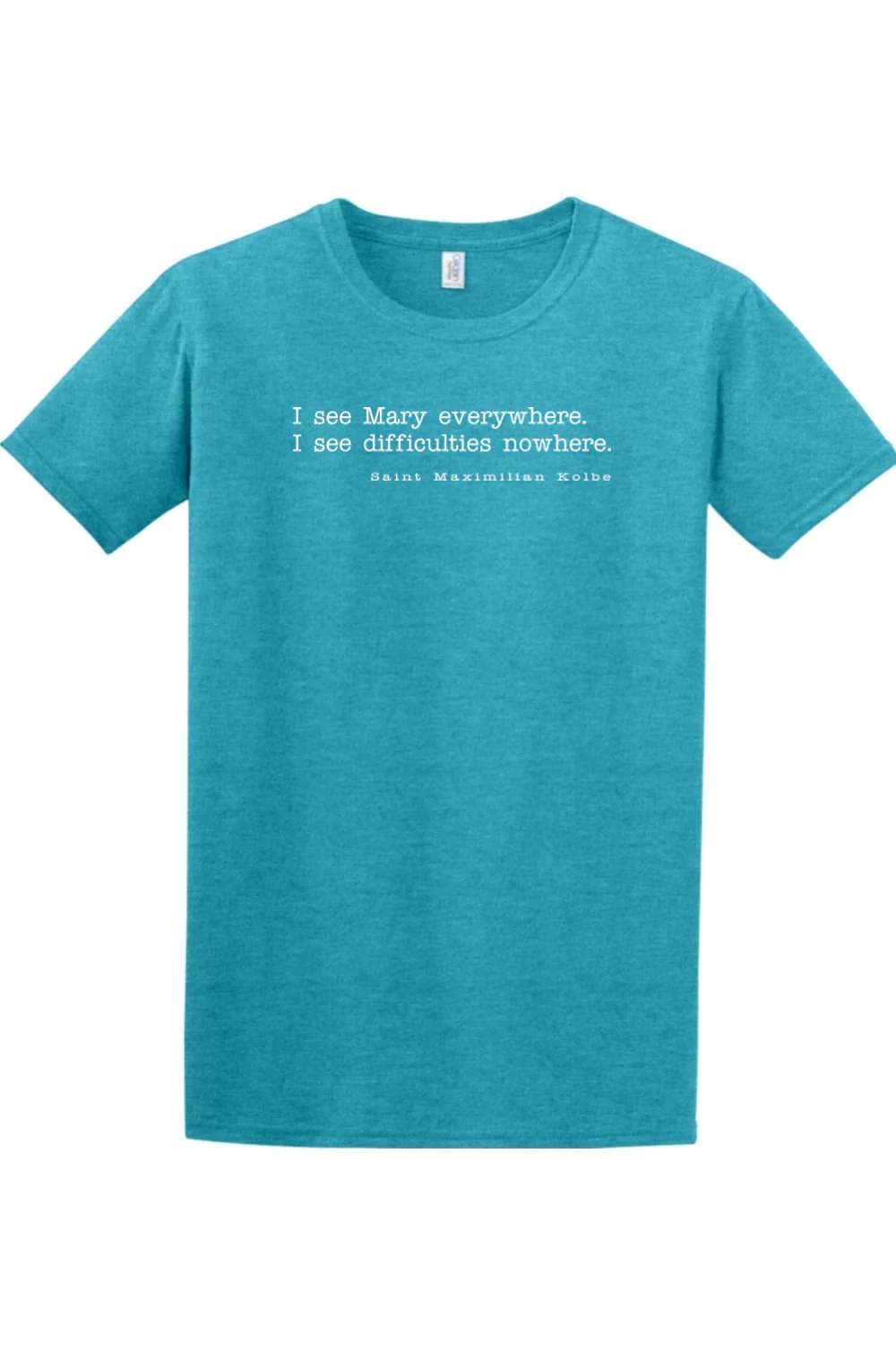 I See Mary Everywhere Adult T-Shirt - Image 8