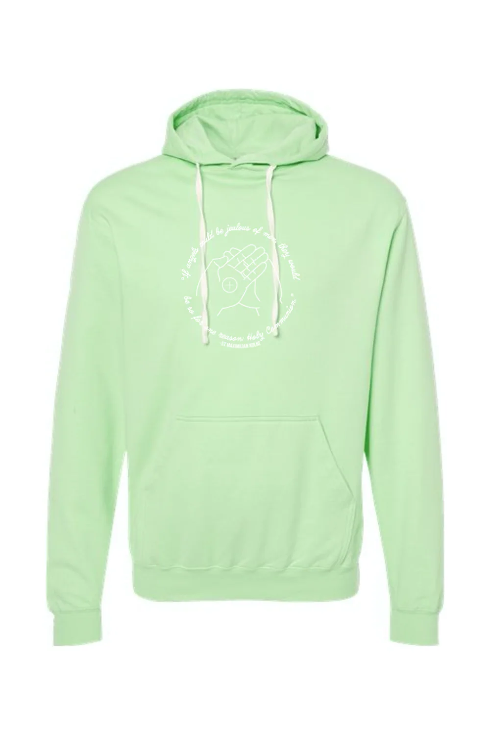 If Angels Could Be Jealous - St. Maximilian Kolbe Hoodie Sweatshirt - Image 10