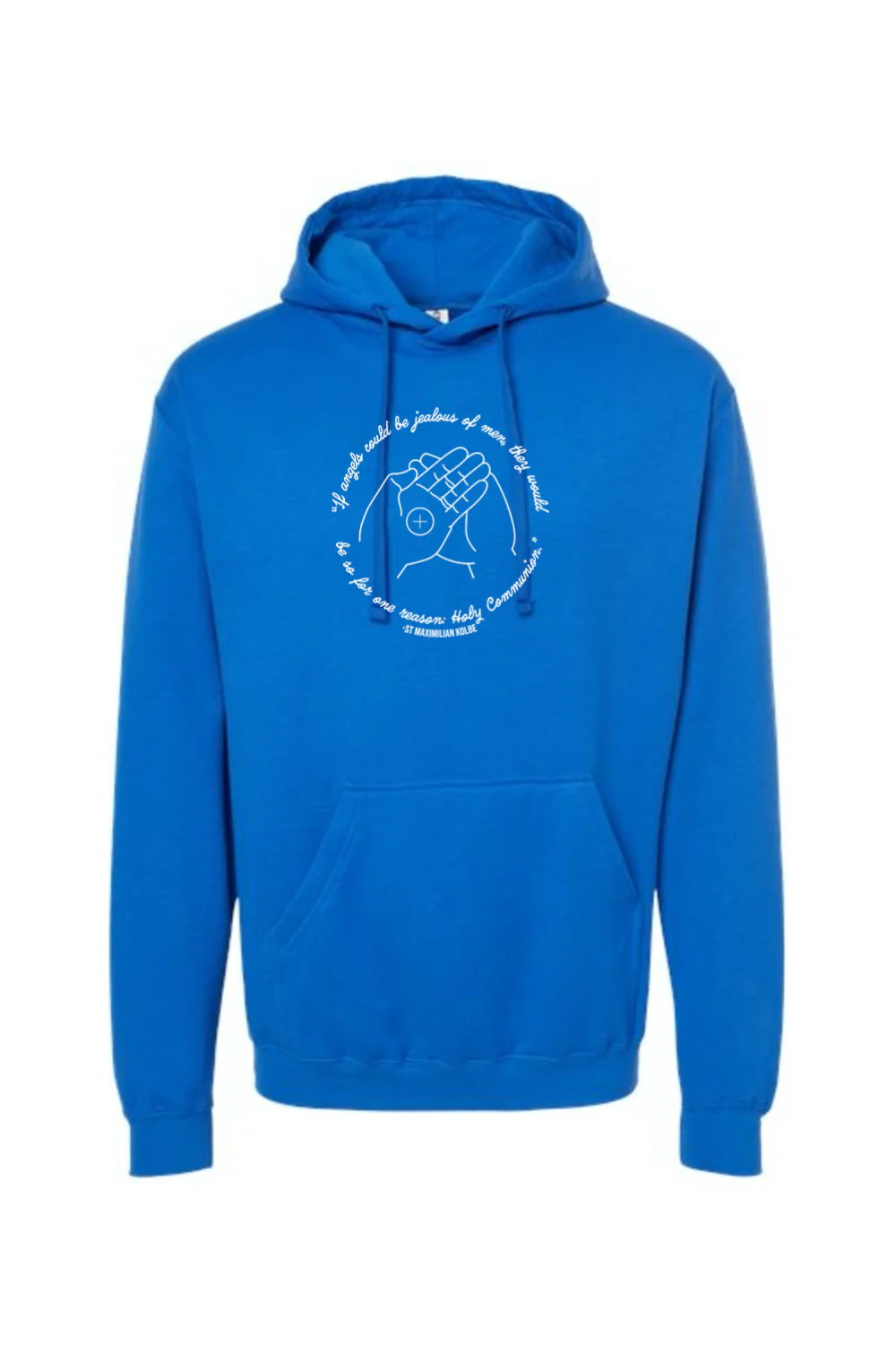 If Angels Could Be Jealous - St. Maximilian Kolbe Hoodie Sweatshirt - Image 13