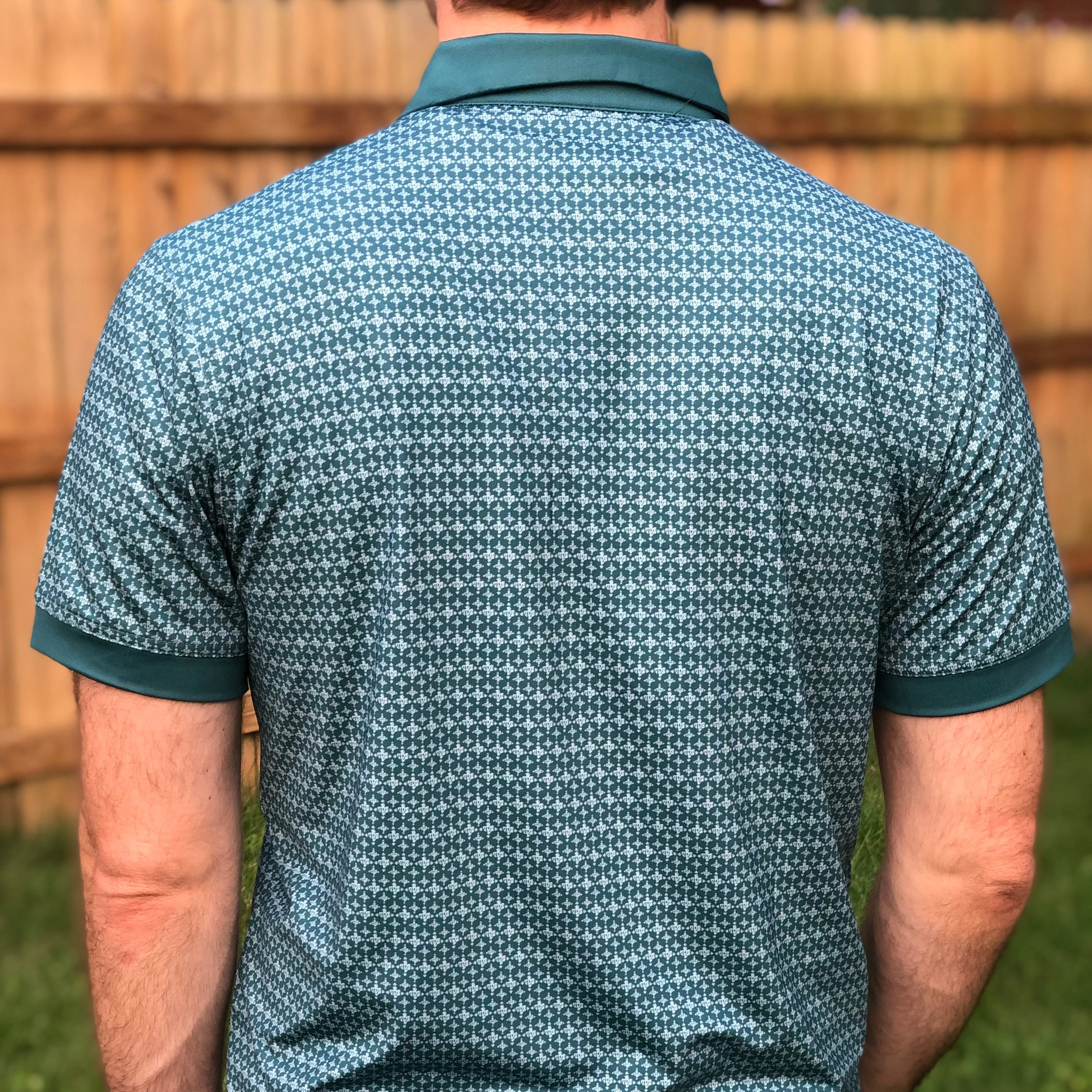 IHS Catholic Men's Performance Polo - Image 6