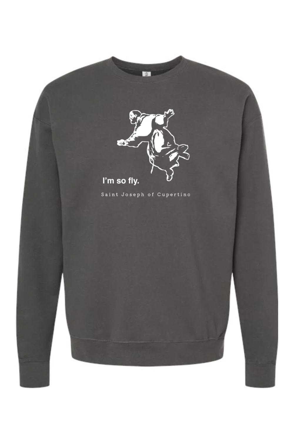 I'm So Fly - St. Joseph of Cupertino Crewneck Sweatshirt - Image 2