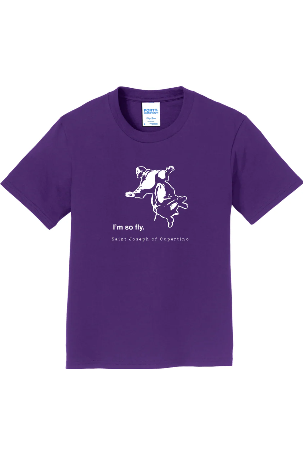 I'm So Fly - St Joseph of Cupertino - Youth T-Shirt - Image 4