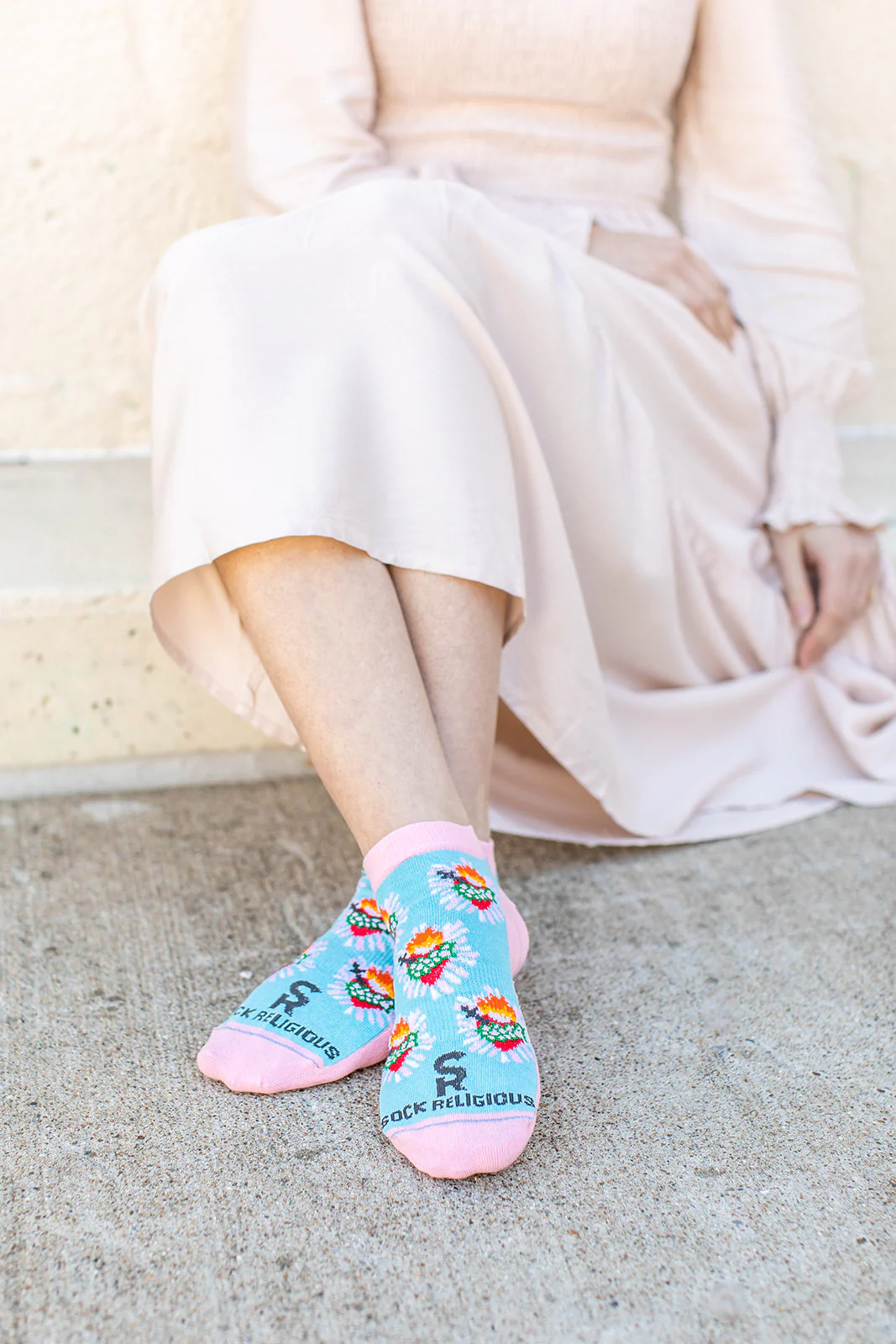 Immaculate Heart No Show Socks - Image 2
