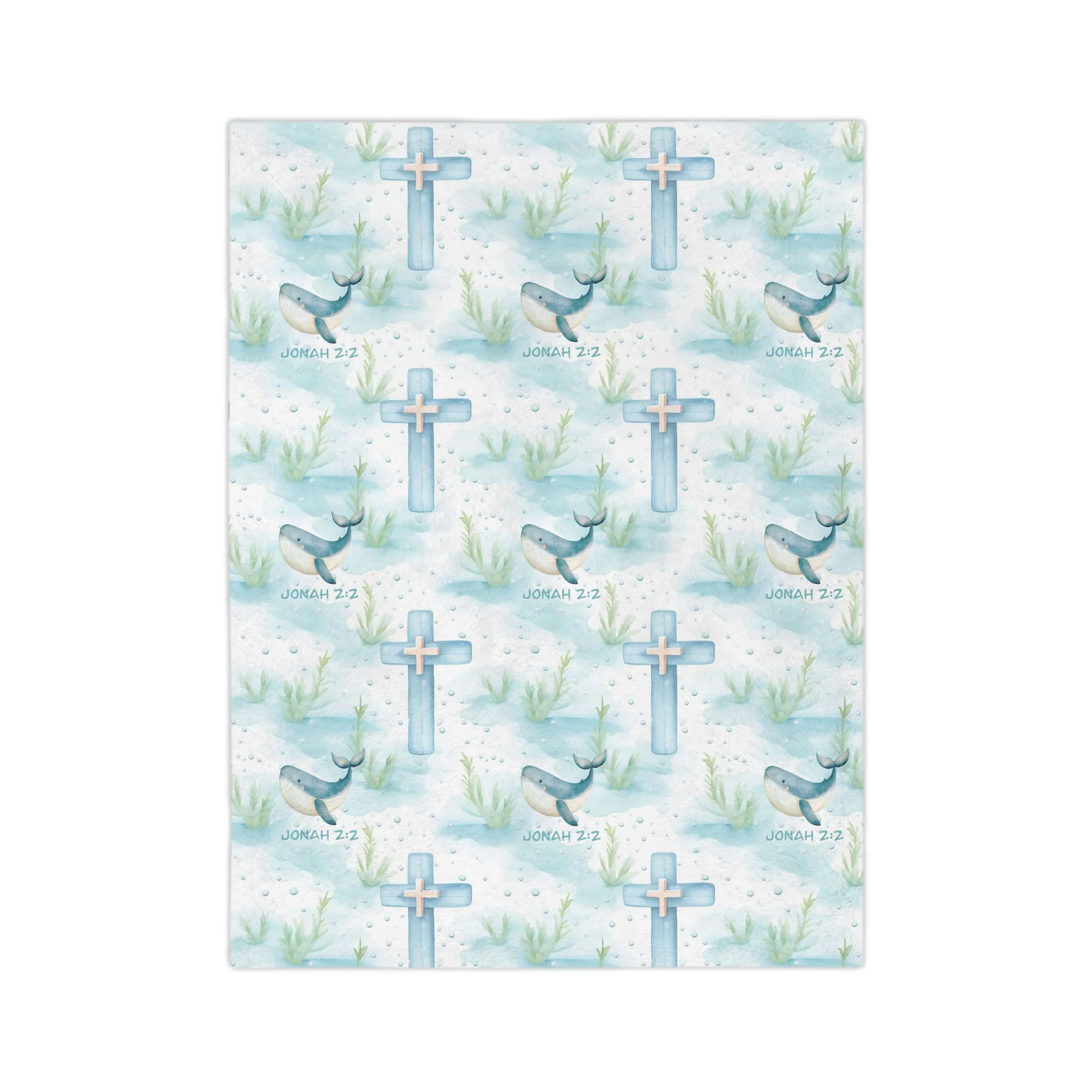 Inspired Jonah 2:2 Fleece Blanket - Image 5