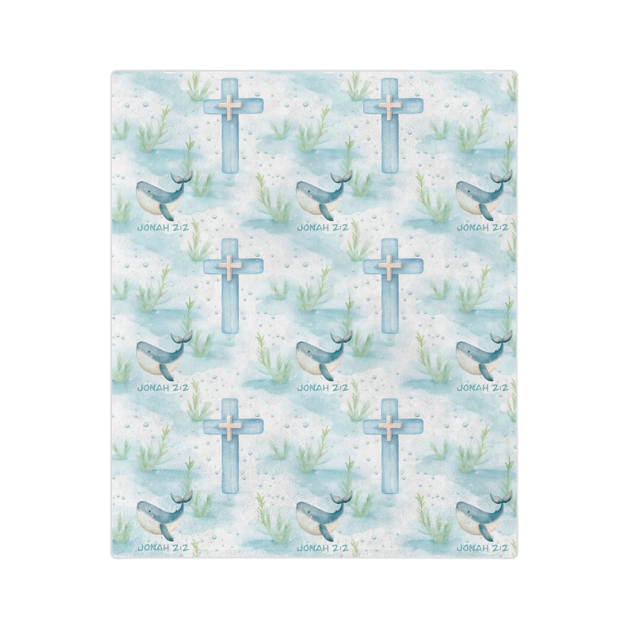 Inspired Jonah 2:2 Fleece Blanket - Image 6