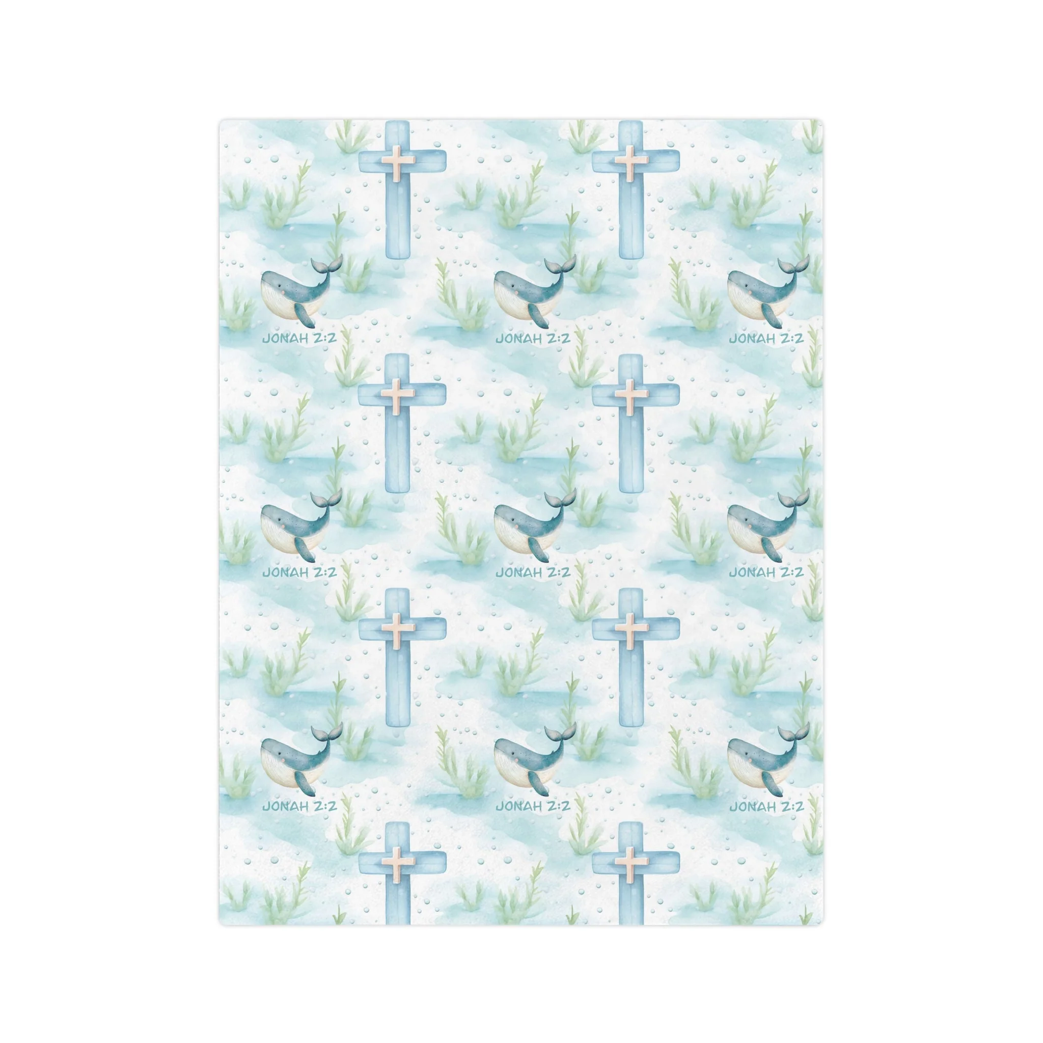Inspired Jonah 2:2 Fleece Blanket - Image 7
