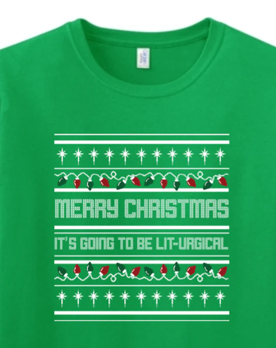 It's Going to be Lit-urgical! - Christmas Adult T-Shirt - Image 2