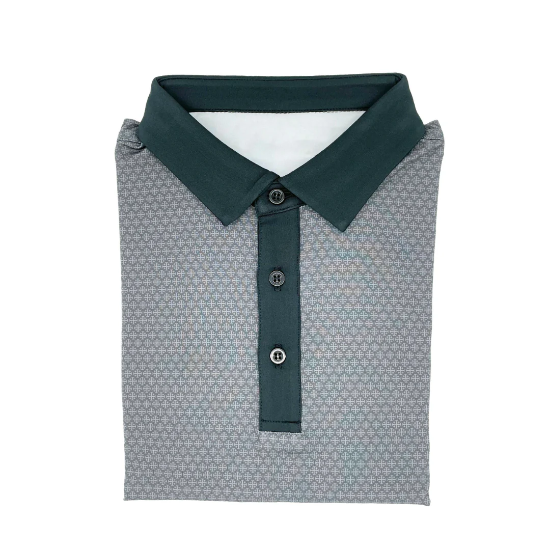 Jerusalem Cross Catholic Men's Performance Polo - Image 4