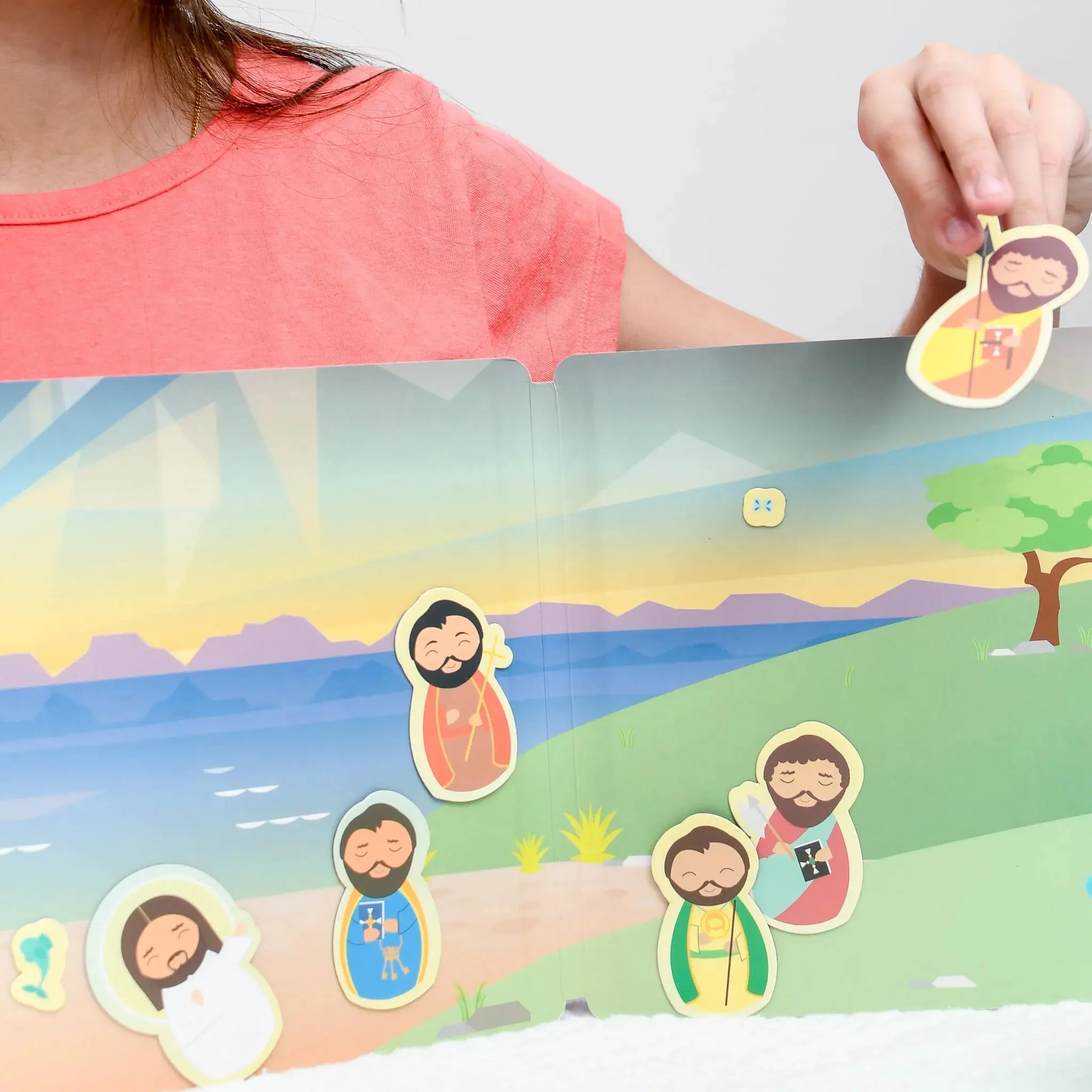 Jesus & the Twelve Apostles - Magnetic Playscene - Image 4