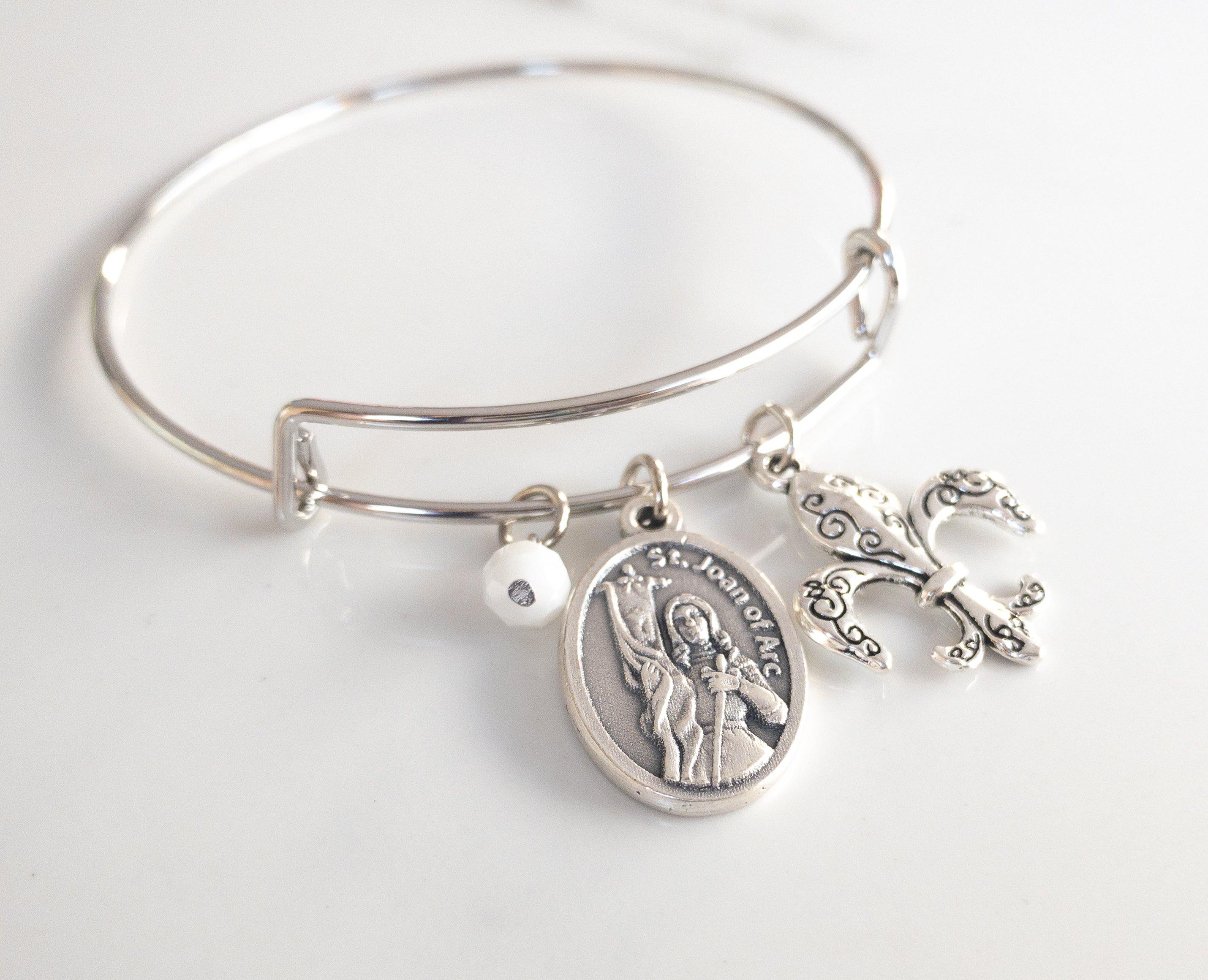 Joan of Arc Bangle Bracelet - Image 2