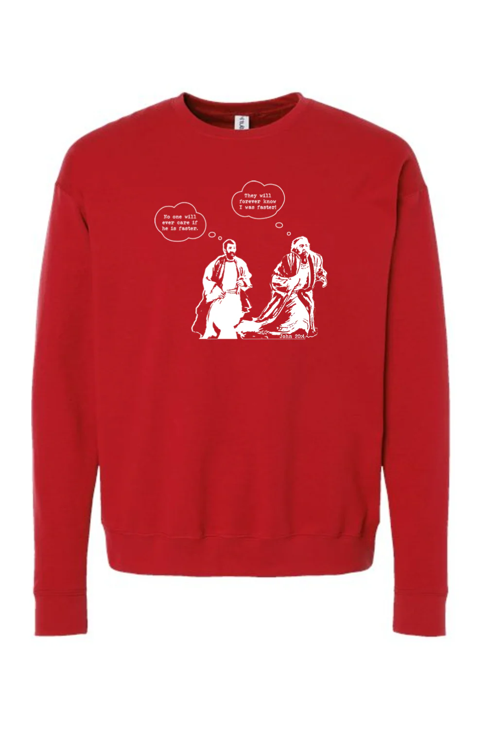 John Runs John 20:4 - Crewneck Sweatshirt - Image 11