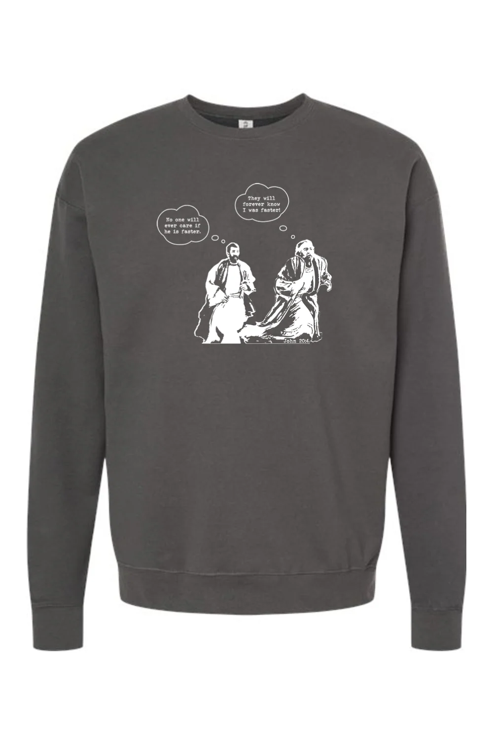 John Runs John 20:4 - Crewneck Sweatshirt - Image 3