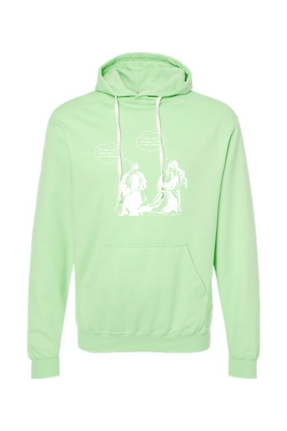 John Runs - John 20:4 Hoodie Sweatshirt - Image 10