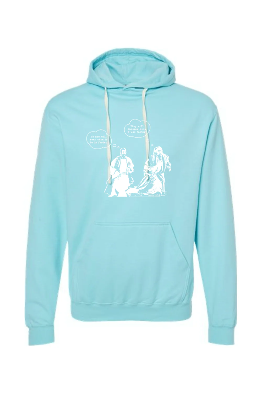 John Runs - John 20:4 Hoodie Sweatshirt - Image 11