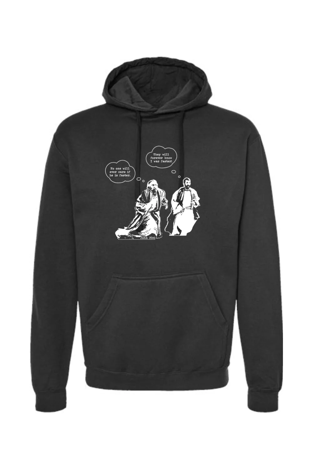 John Runs - John 20:4 Hoodie Sweatshirt - Image 19