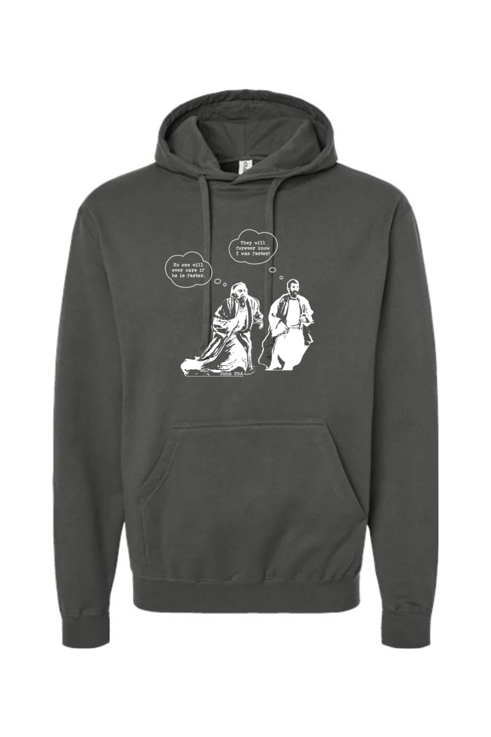 John Runs - John 20:4 Hoodie Sweatshirt - Image 24