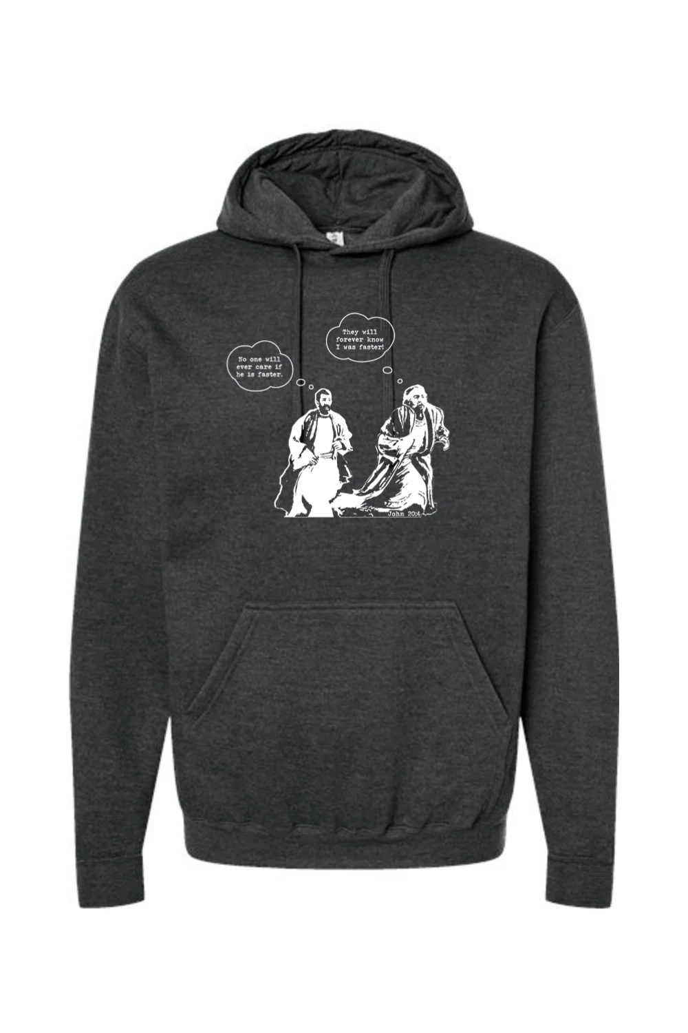 John Runs - John 20:4 Hoodie Sweatshirt - Image 6
