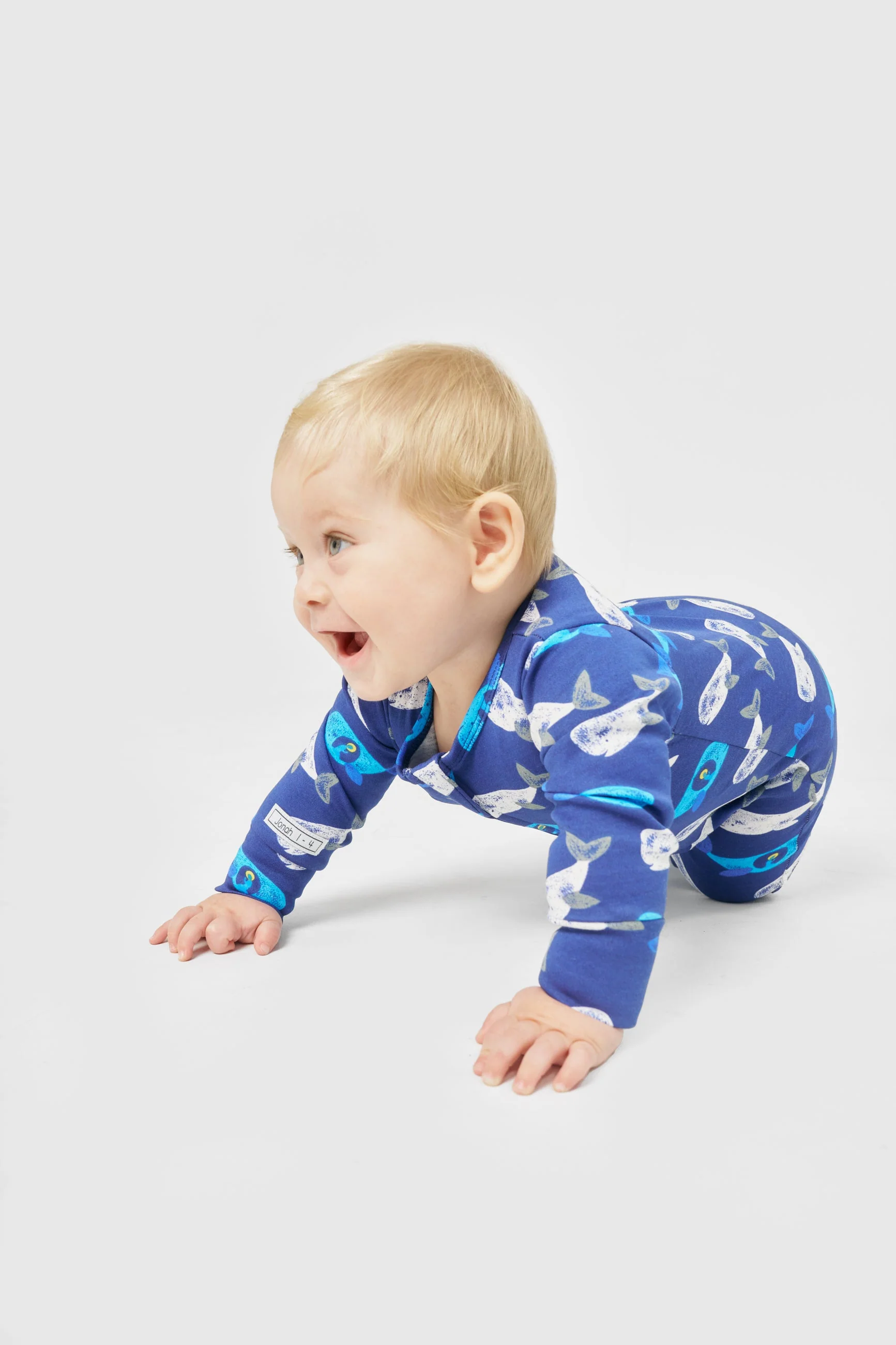 Jonah Blue PJ Footed Onesie Cotton - Image 2