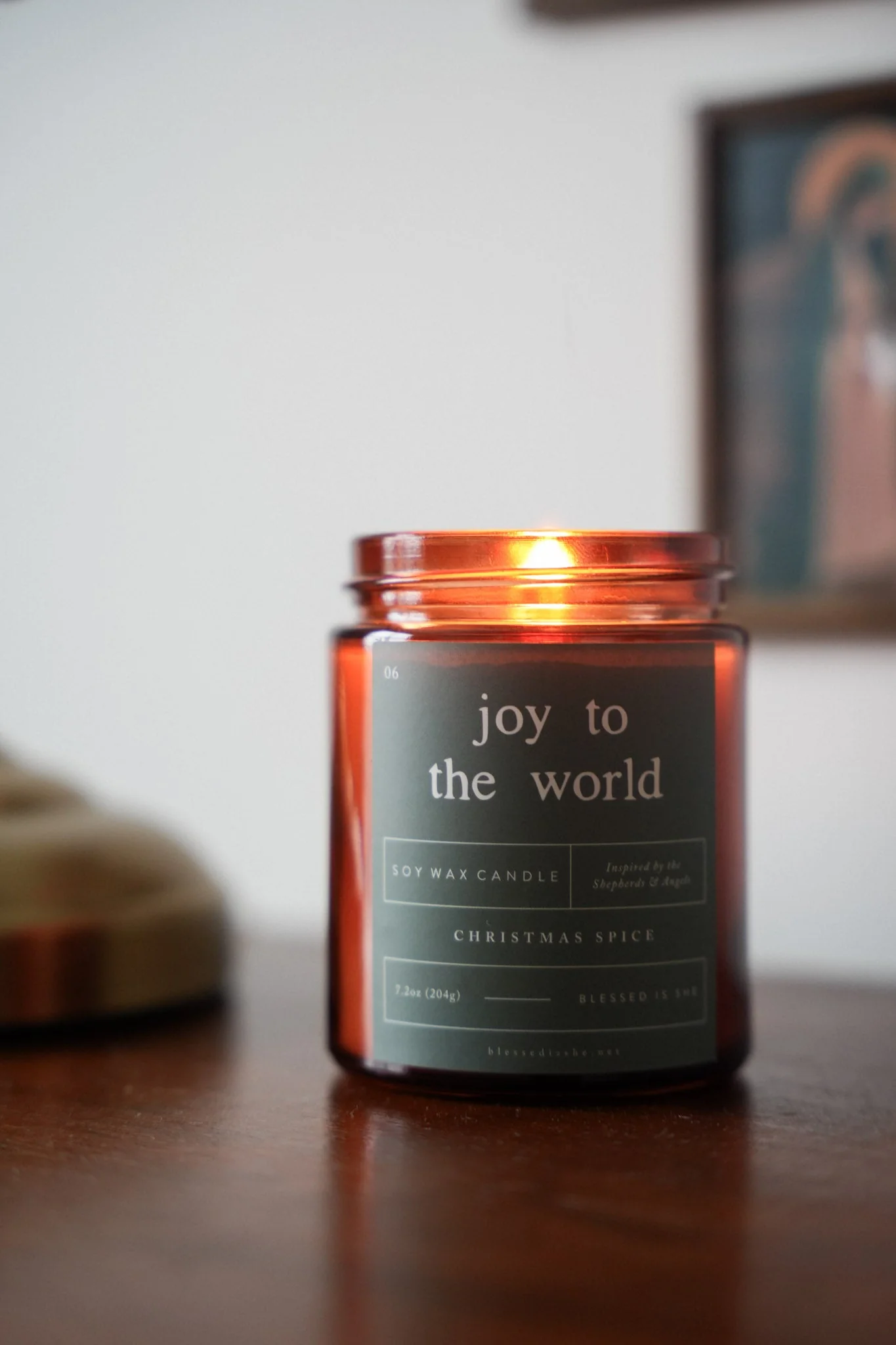 Joy to the World Candle - Image 5