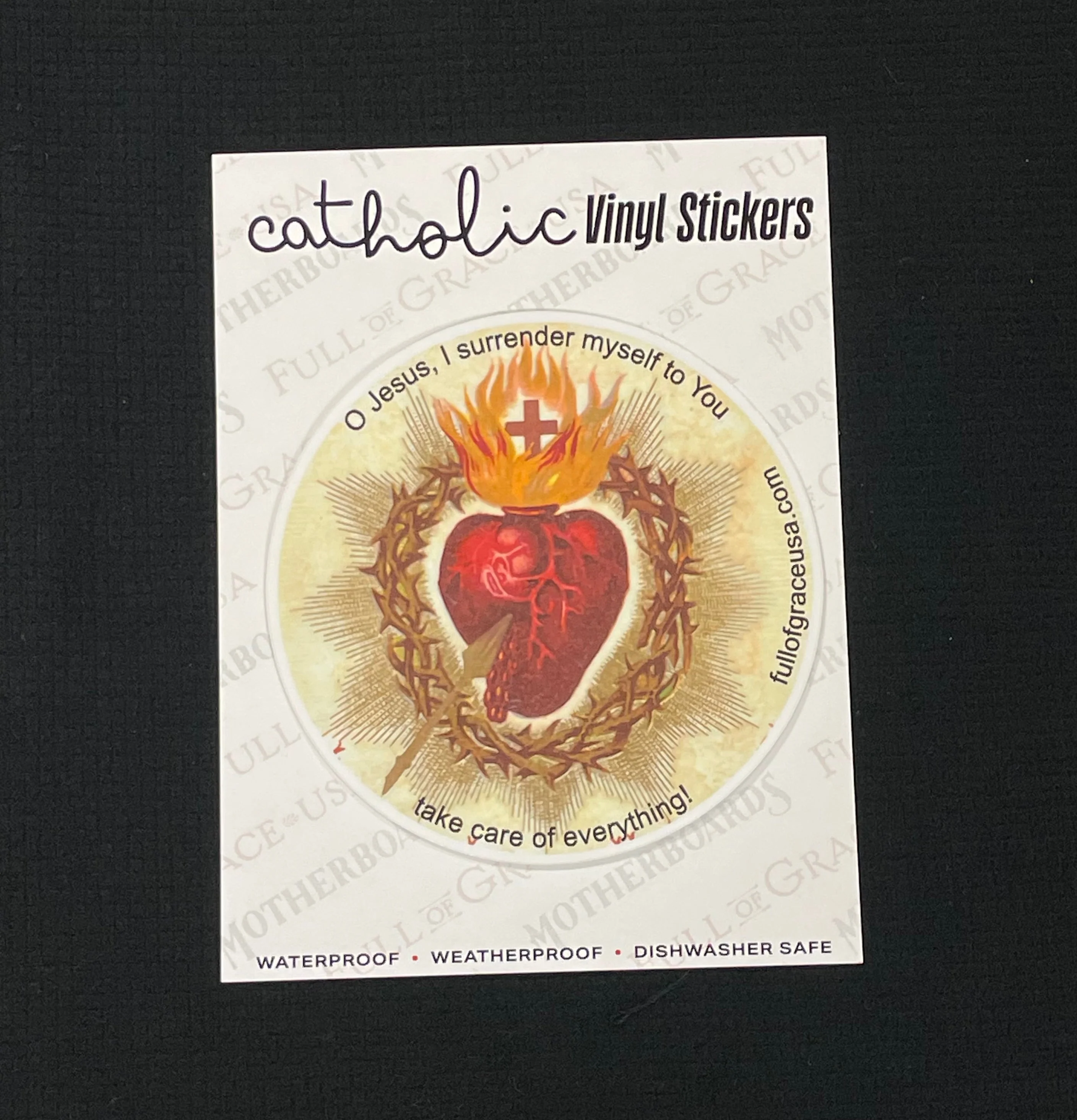 Large Surrender Novena 4" Sticker Decal - Image 2