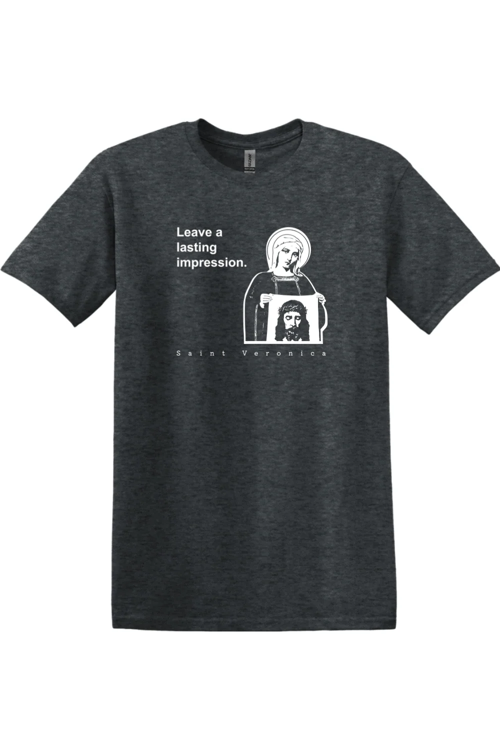 Leave a Lasting Impression - St Veronica Adult T-shirt - Image 10