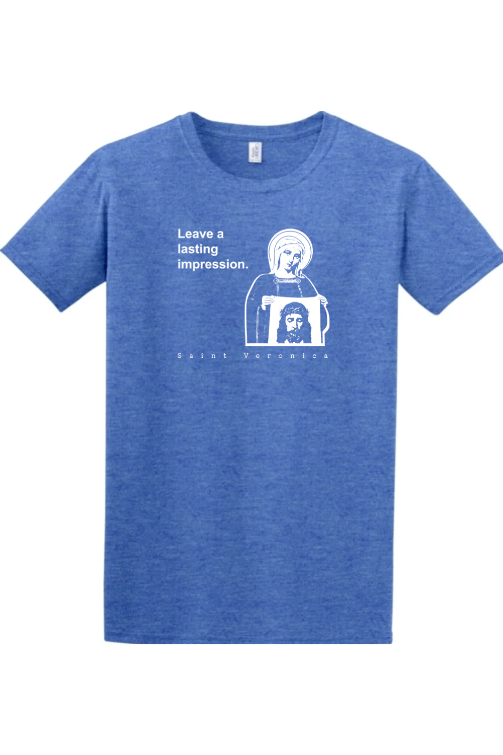 Leave a Lasting Impression - St Veronica Adult T-shirt - Image 5