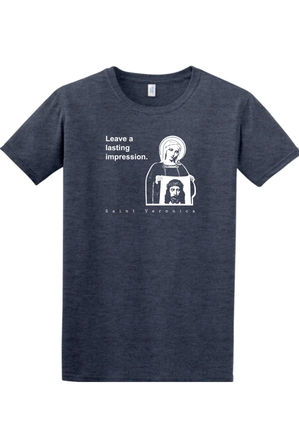 Leave a Lasting Impression - St Veronica Adult T-shirt - Image 7