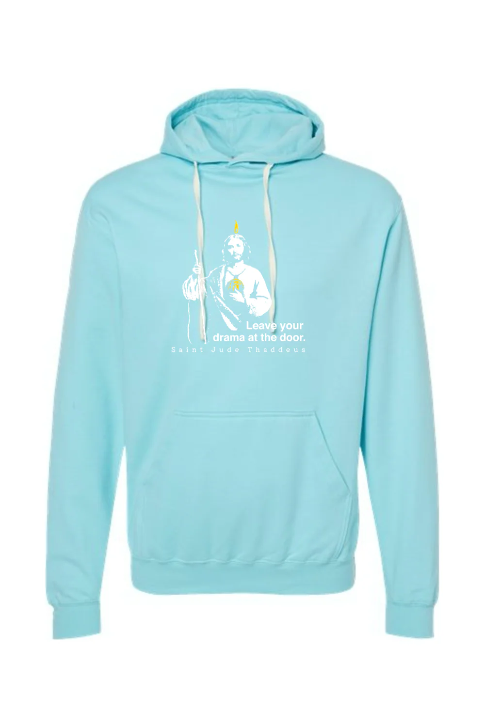 Leave Your Drama at the Door - St. Jude Thaddeus Hoodie Sweatshirt - Image 11