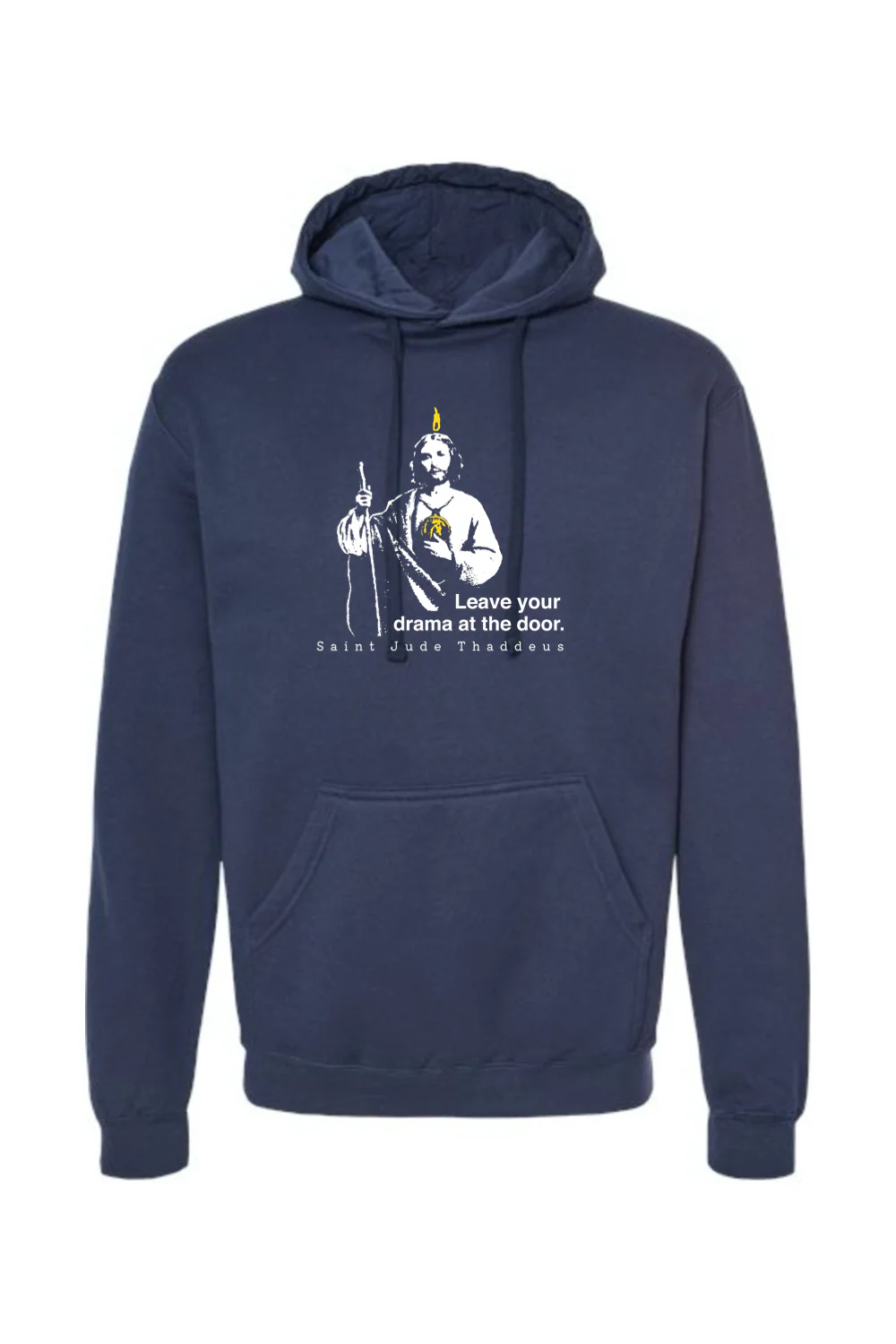 Leave Your Drama at the Door - St. Jude Thaddeus Hoodie Sweatshirt - Image 9