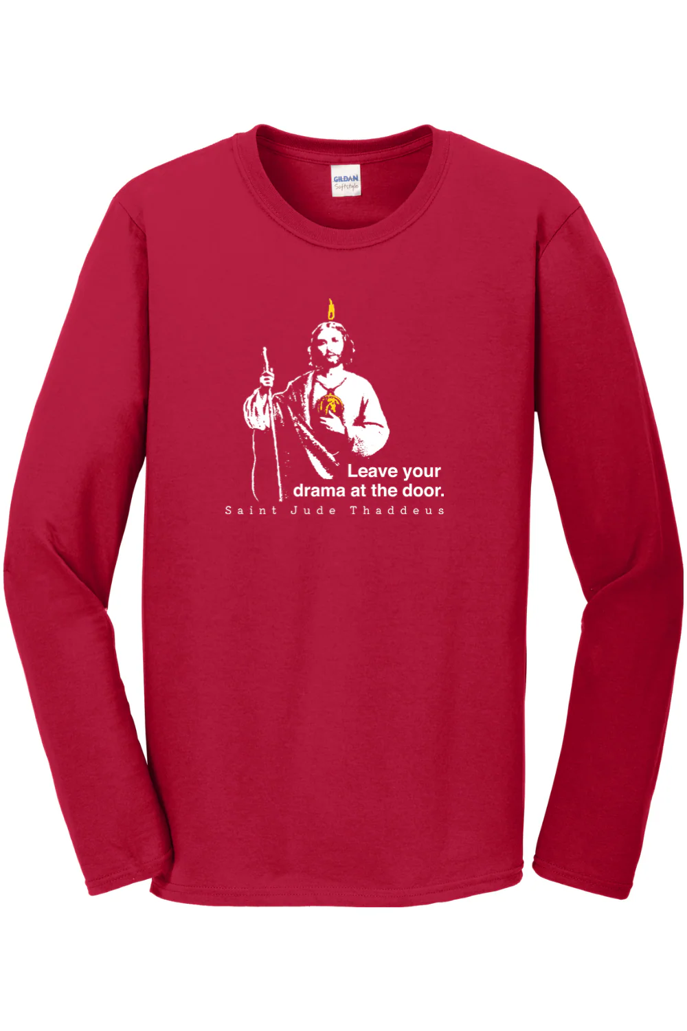 Leave Your Drama at the Door - St Jude Thaddeus Long Sleeve - Image 2